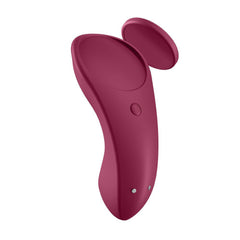 Satisfyer App Enabled Sexy Secret Panty Vibrator Wine Red