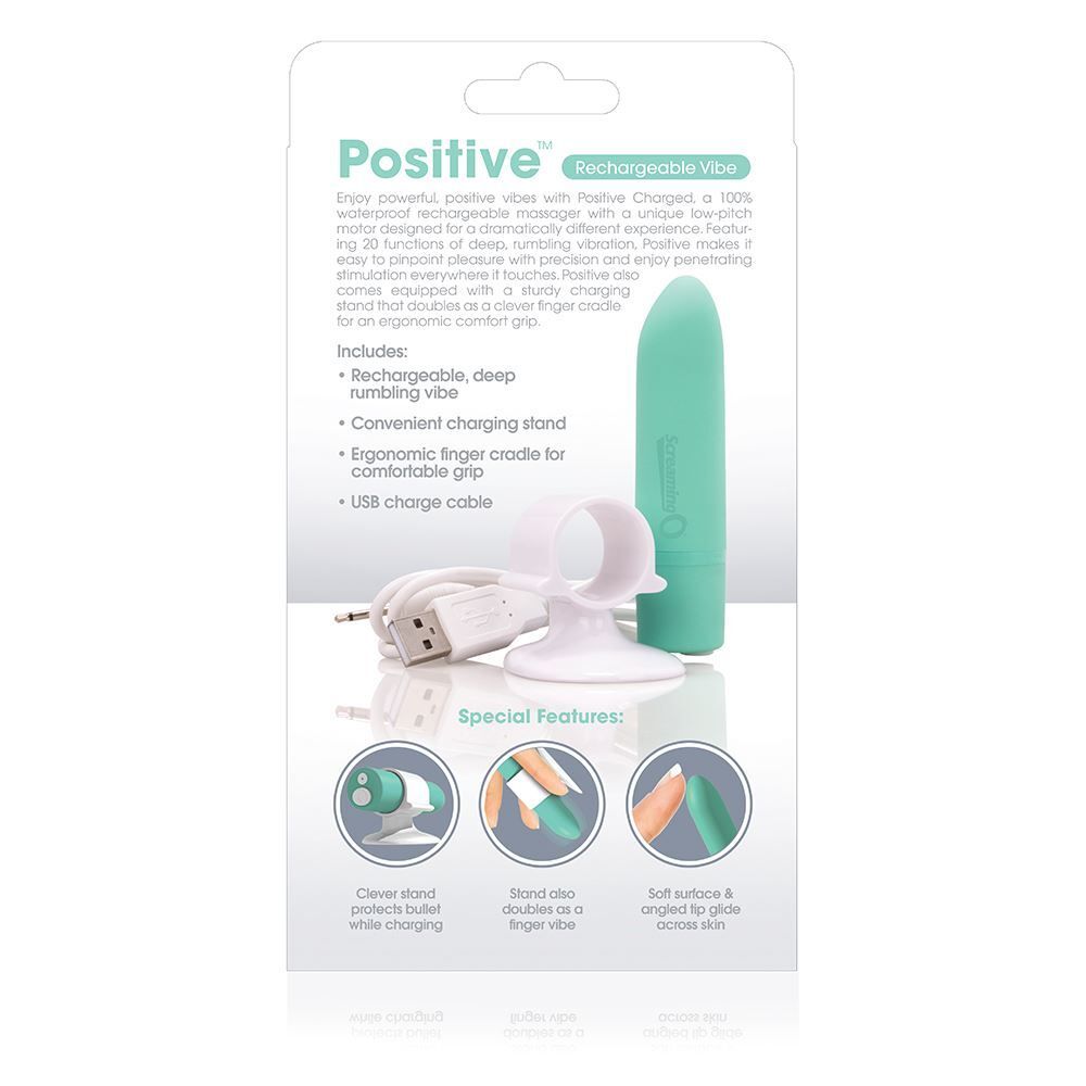 Screaming O Positive Rechargeable Mini Vibrator