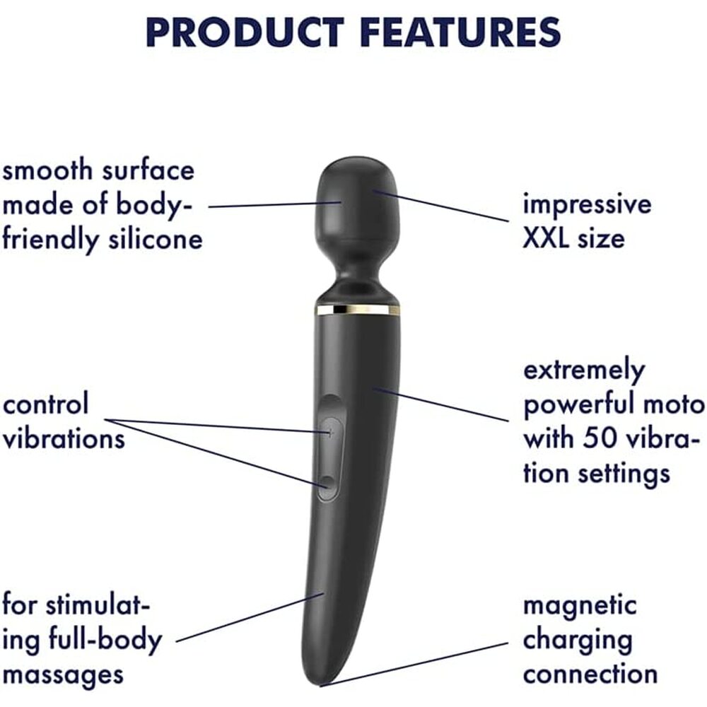 Satisfyer Wand-er Woman Black