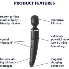 Satisfyer Wand-er Woman Black